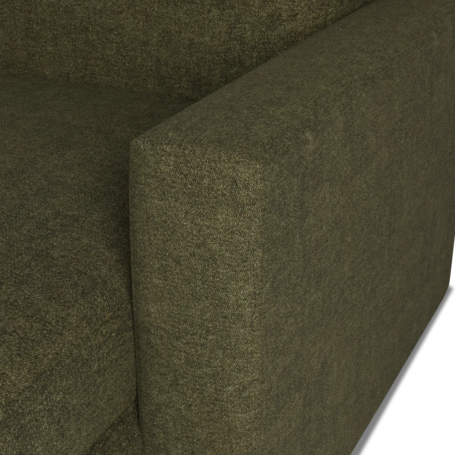 Citymod Green Fabric Right Chaise Citymod Green Fabric Right Chaise