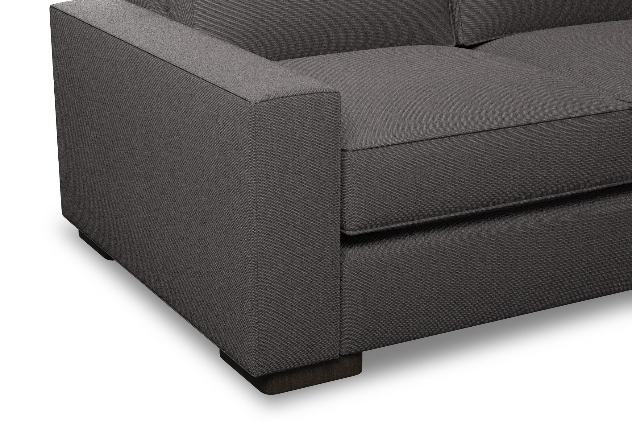 Edgewater Peyton Gray 96" Sofa W/ 3 Cushions