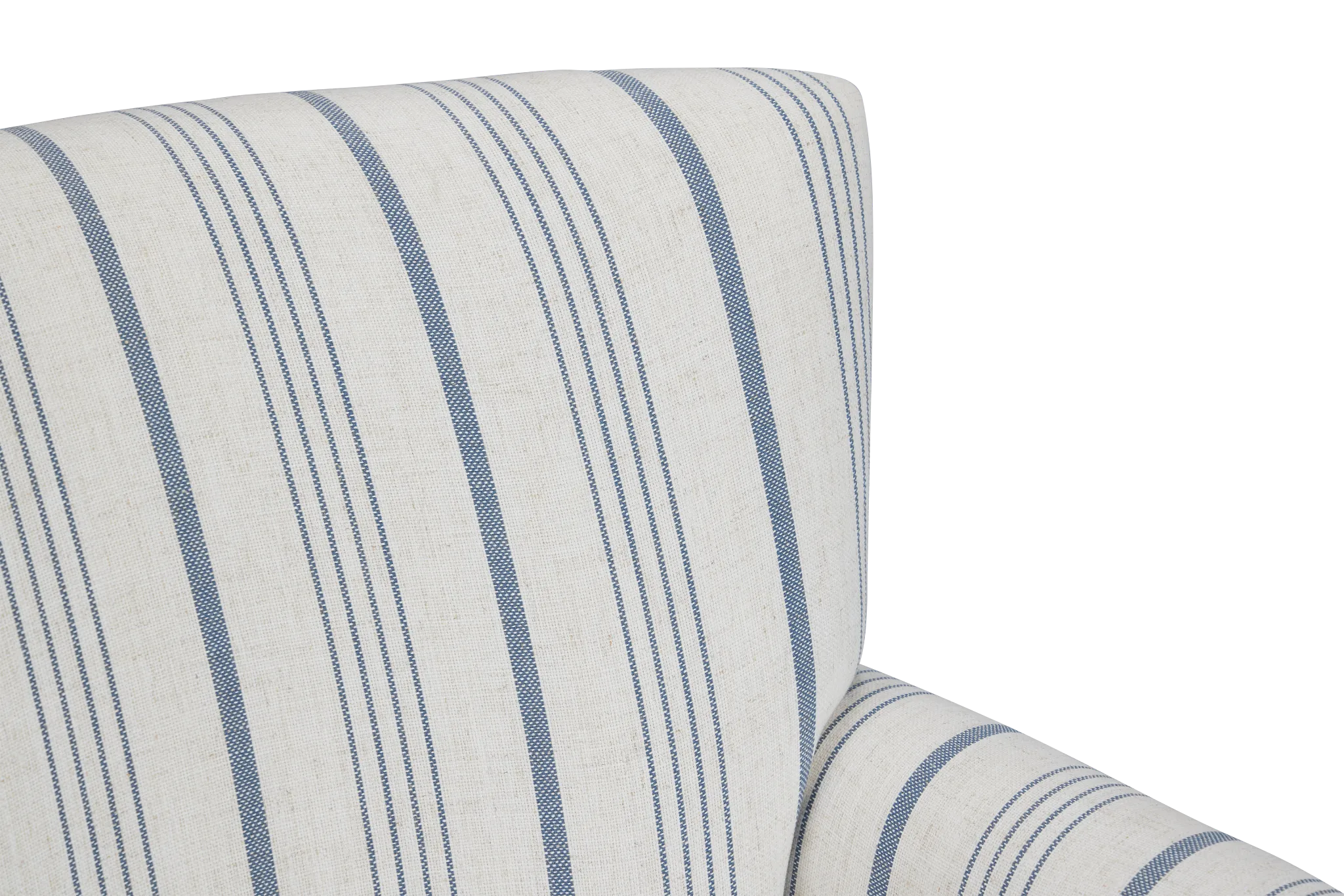 Blakely Light Blue Stripe Accent Chair