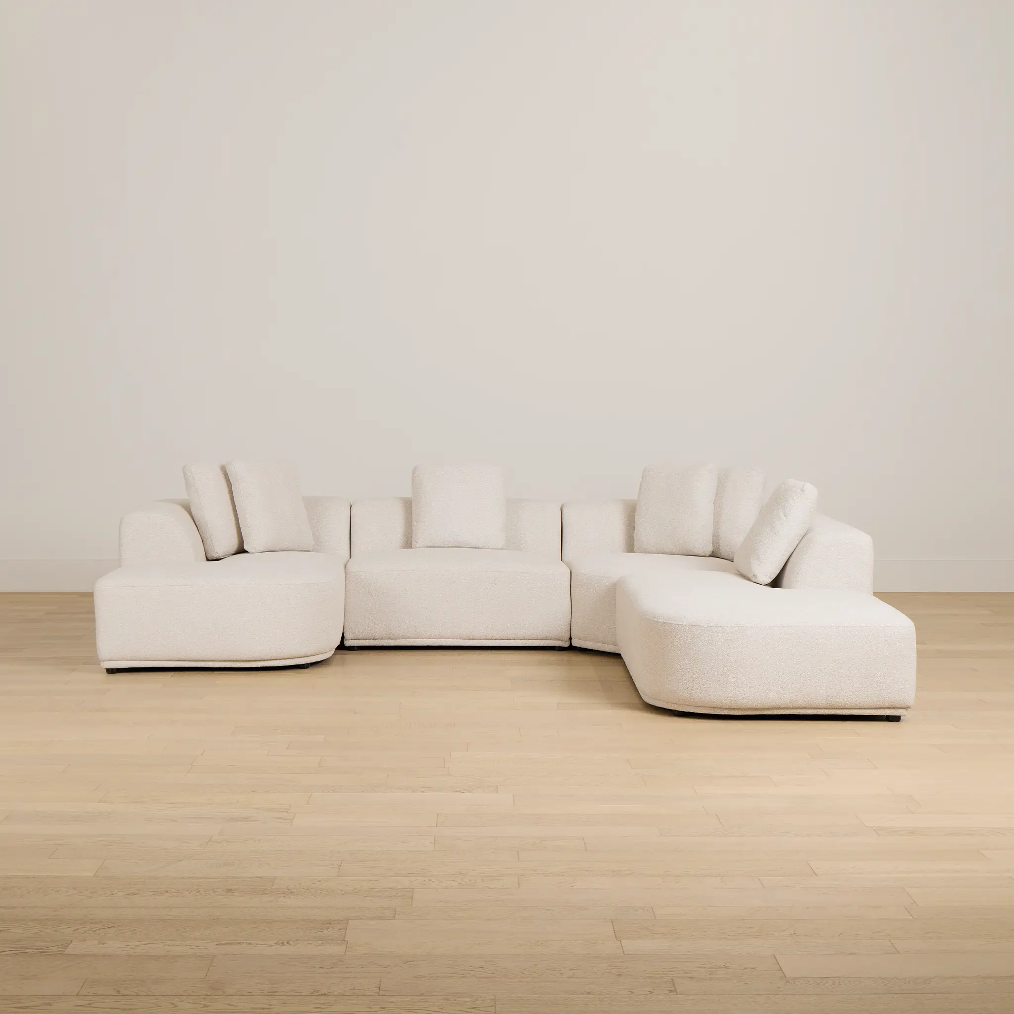 Catalina Beige Fabric Medium Left Chaise Sectional Catalina Beige Fabric Medium Left Chaise Sectional