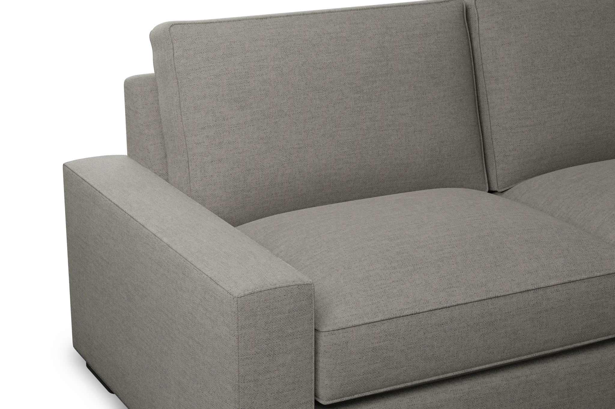 Edgewater Maguire Pewter 84" Sofa W/ 2 Cushions