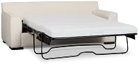 Sinclair Light Beige Fabric Memory Foam Sleeper