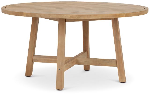 Lucia Light Tone Round Dining Table (3)