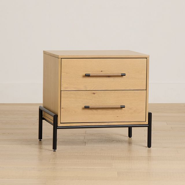 Highland Light Tone 2-drawer Nightstand