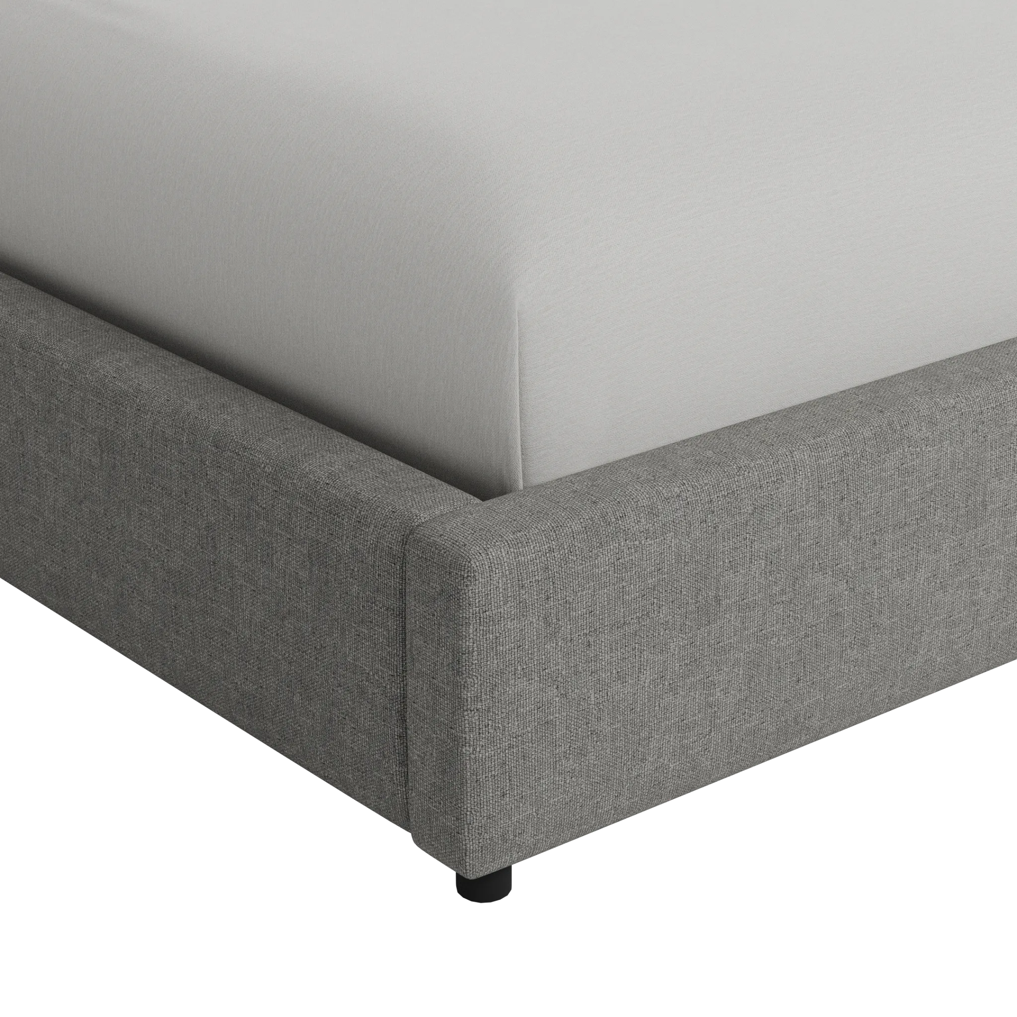 Grayton Linen 44" Upholstered Platform Bed