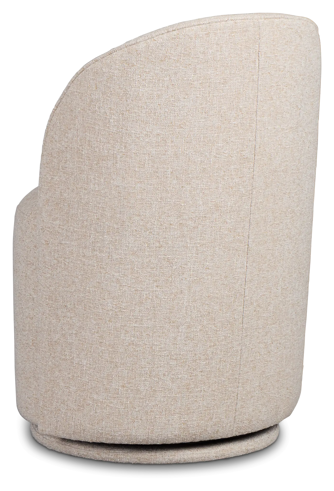 Claude Beige Round Upholstered Side Chair Claude Beige Round Upholstered Side Chair