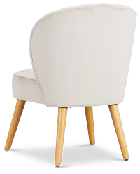 Kate Light Gray Velvet Accent Chair