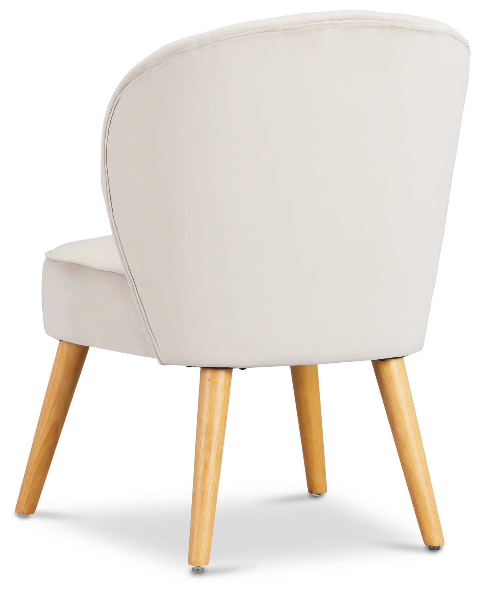 Kate Light Gray Velvet Accent Chair