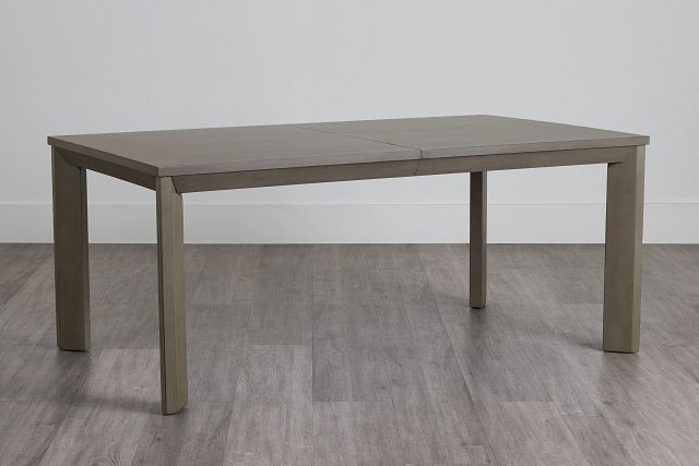 grey rectangle table