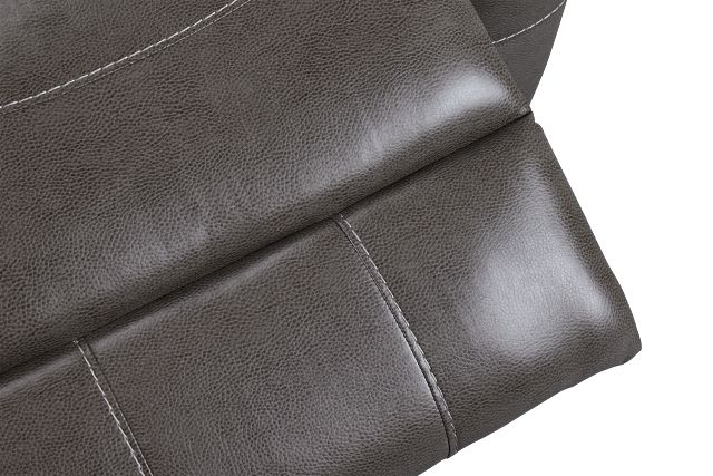 Toby2 Dark Taupe Micro Power Recliner With Power Headrest