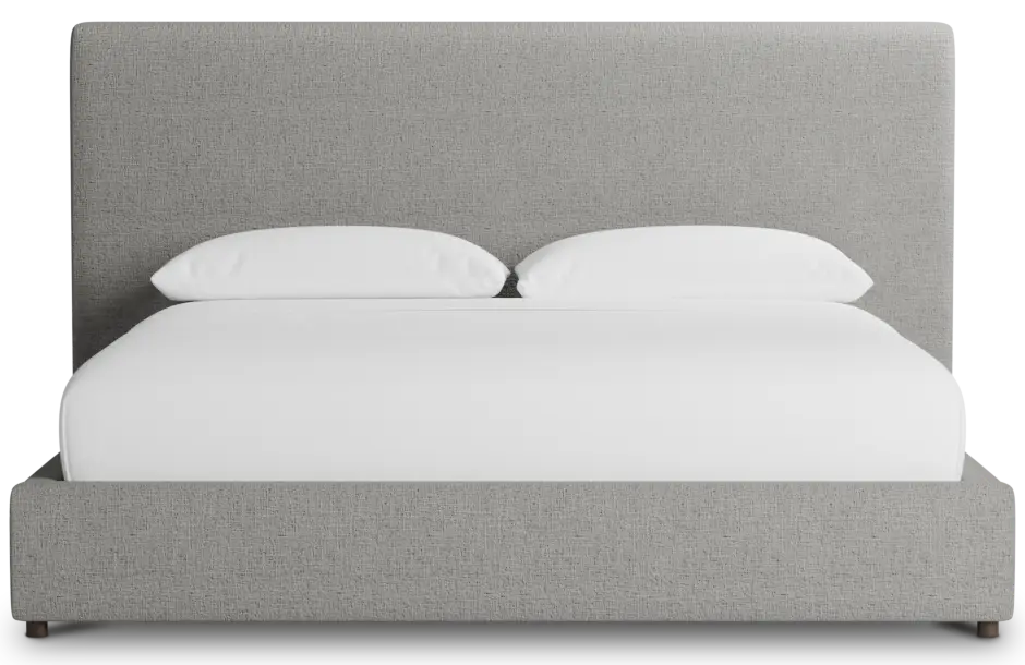 Grayton Linen 54" Upholstered Platform Bed Grayton Linen 54" Upholstered Platform Bed