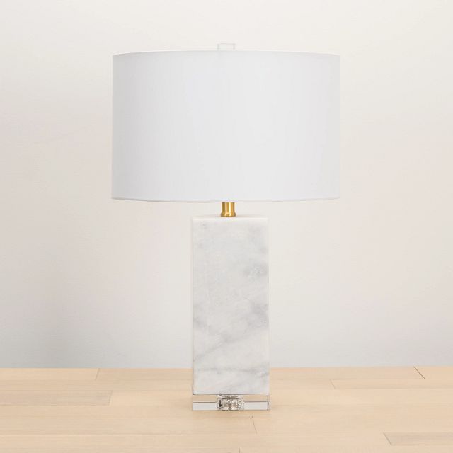 Simply White Table Lamp