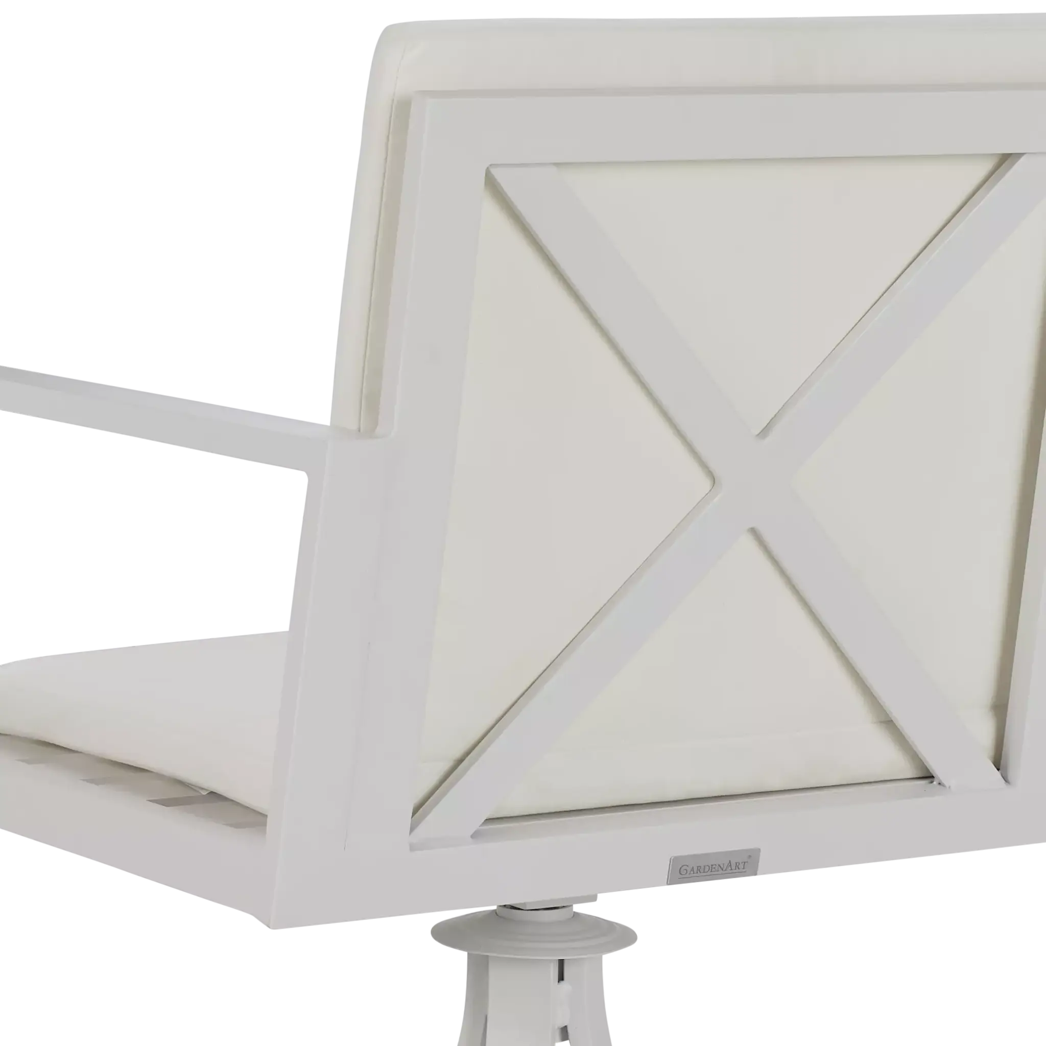 Linear White Swivel Chair Linear White Swivel Chair