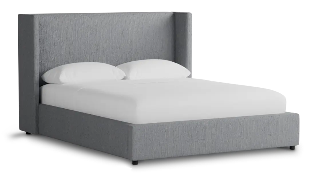 Captiva Revenue Gray 48" Upholstered Shelter Bed Captiva Revenue Gray 48" Upholstered Shelter Bed