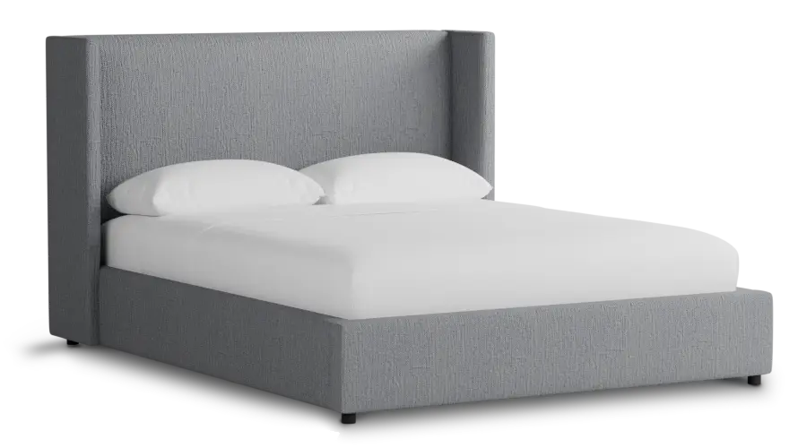 Captiva Revenue Gray 48" Upholstered Shelter Bed Captiva Revenue Gray 48" Upholstered Shelter Bed