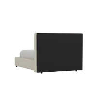 Grayton Gellar Green 44" Upholstered Platform Bed