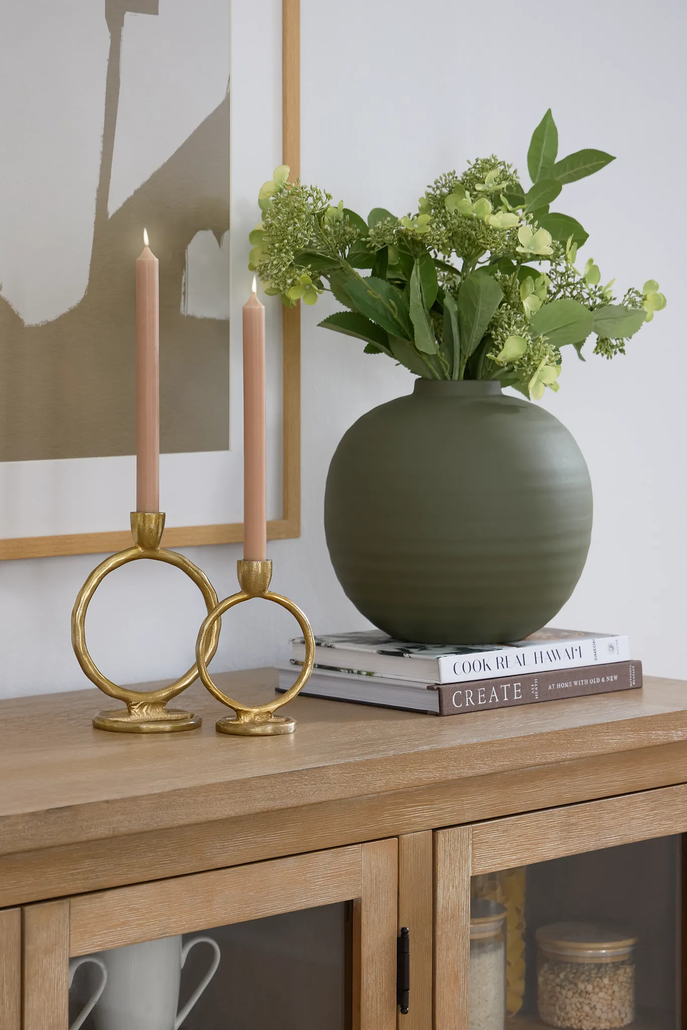 Ringo Gold Small Candle Holder