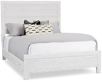 Everett White Panel Bed
