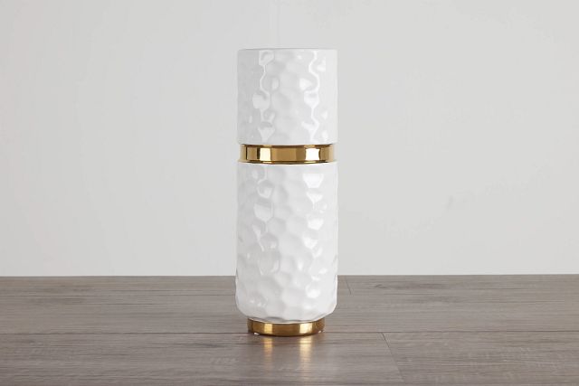 Celine White Tall Vase