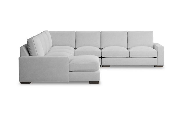 Edgewater Suave White Large Left Chaise Sectional