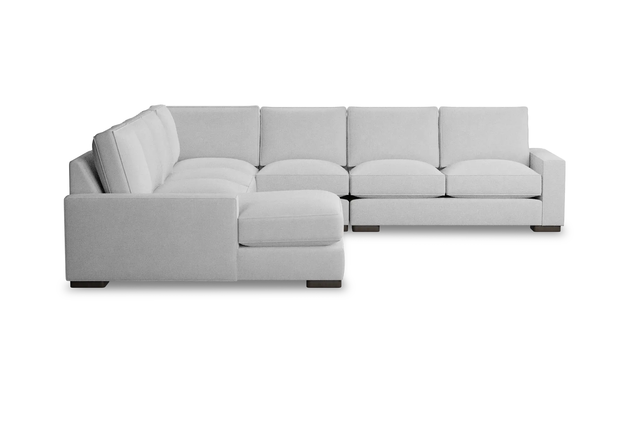 Edgewater Suave White Large Left Chaise Sectional Edgewater Suave White Large Left Chaise Sectional