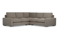 Edgewater Elite Brown Small Two-arm Sectional