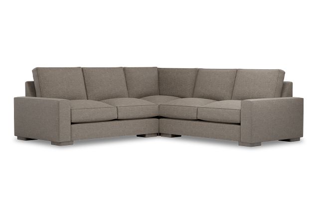 Edgewater Elite Brown Small Two-arm Sectional