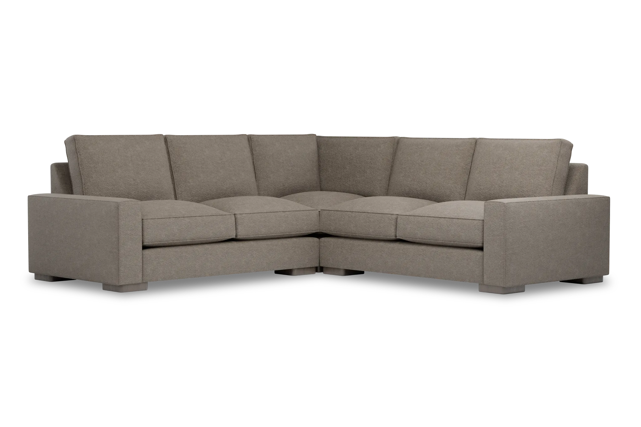 Edgewater Elite Brown Small Two-arm Sectional