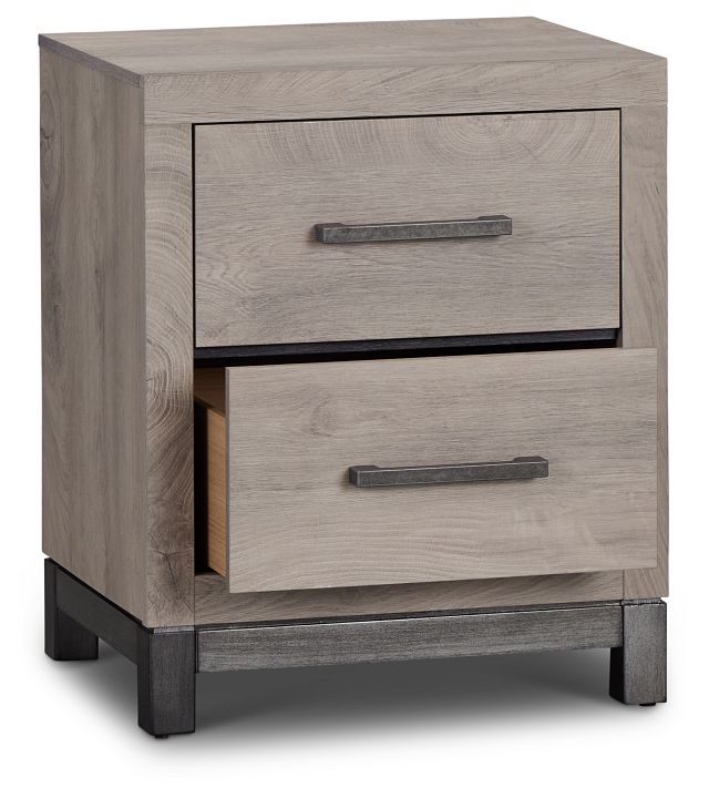 Evanston Gray Nightstand