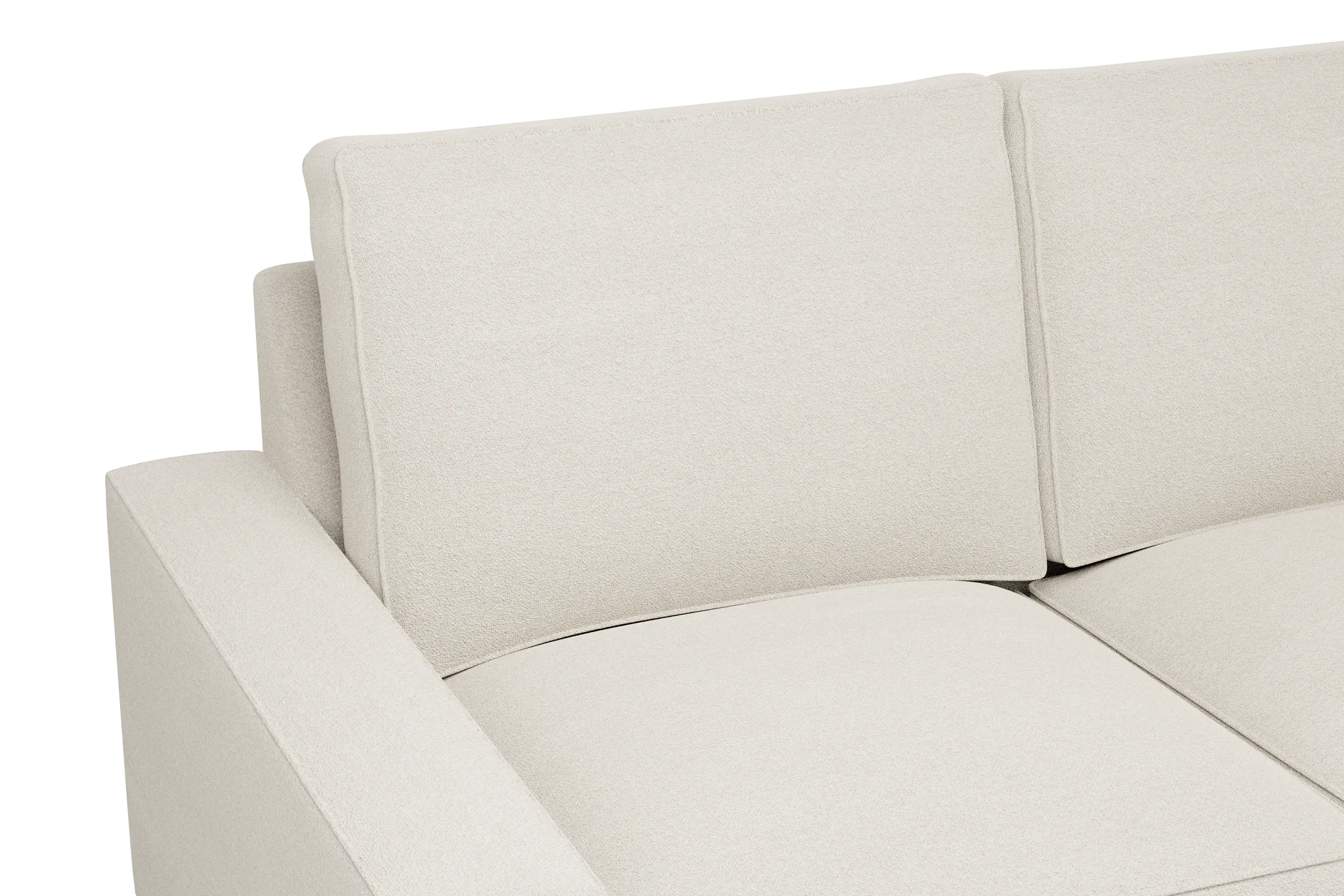 Edgewater Elite Ivory Large Two-arm Sectional