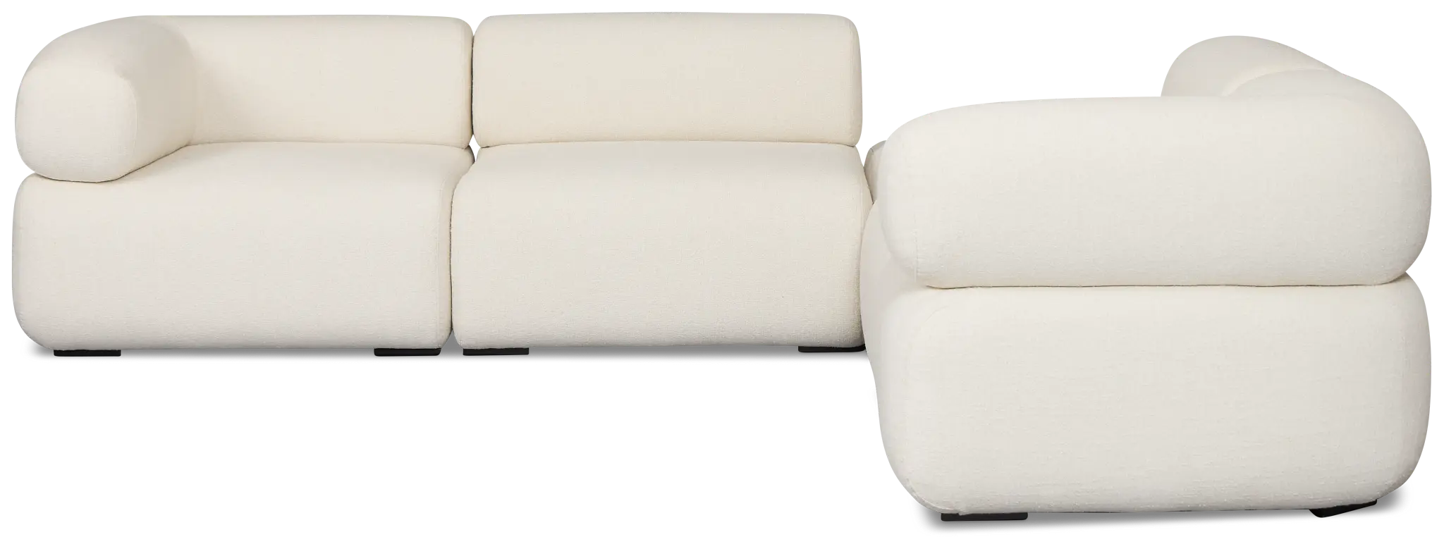 Celeste Light Beige Fabric 5-piece Modular Sectional With Corner Ottoman Celeste Light Beige Fabric 5-piece Modular Sectional With Corner Ottoman