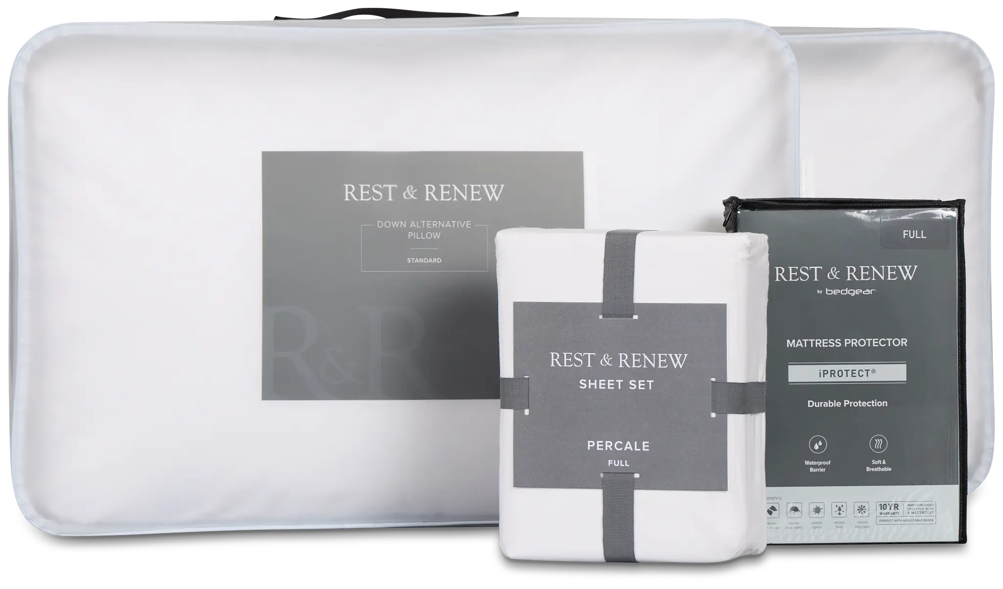 Rest & Renew Essential White Sleep Bundle Rest & Renew Essential White Sleep Bundle