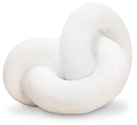 Damla White Resin Sculpture