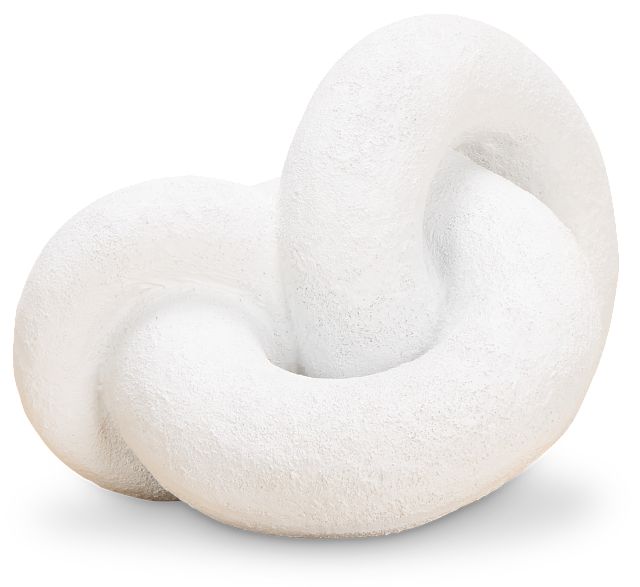 Damla White Resin Sculpture