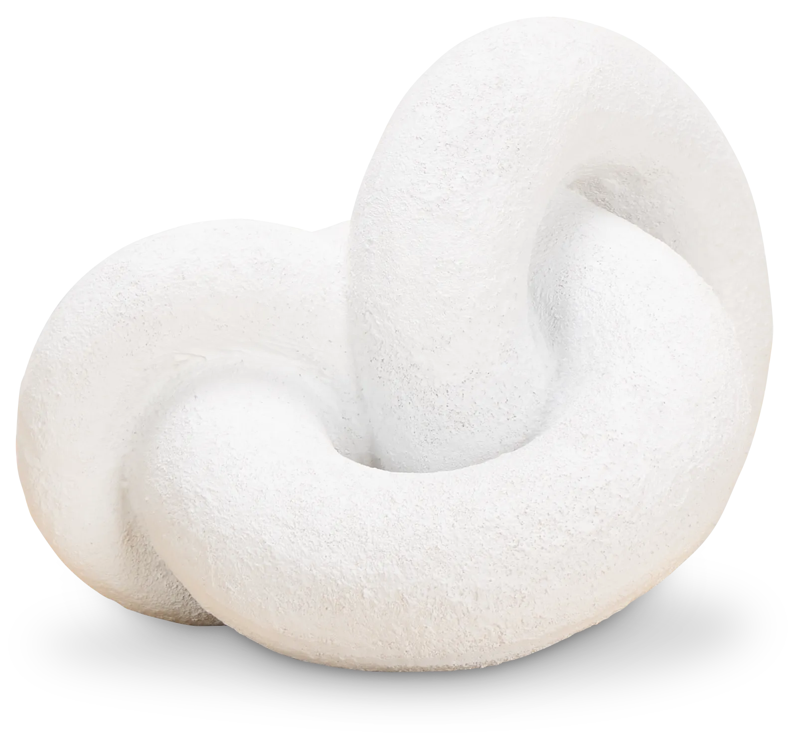 Damla White Resin Sculpture