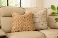 Dax Beige 22" Accent Pillow
