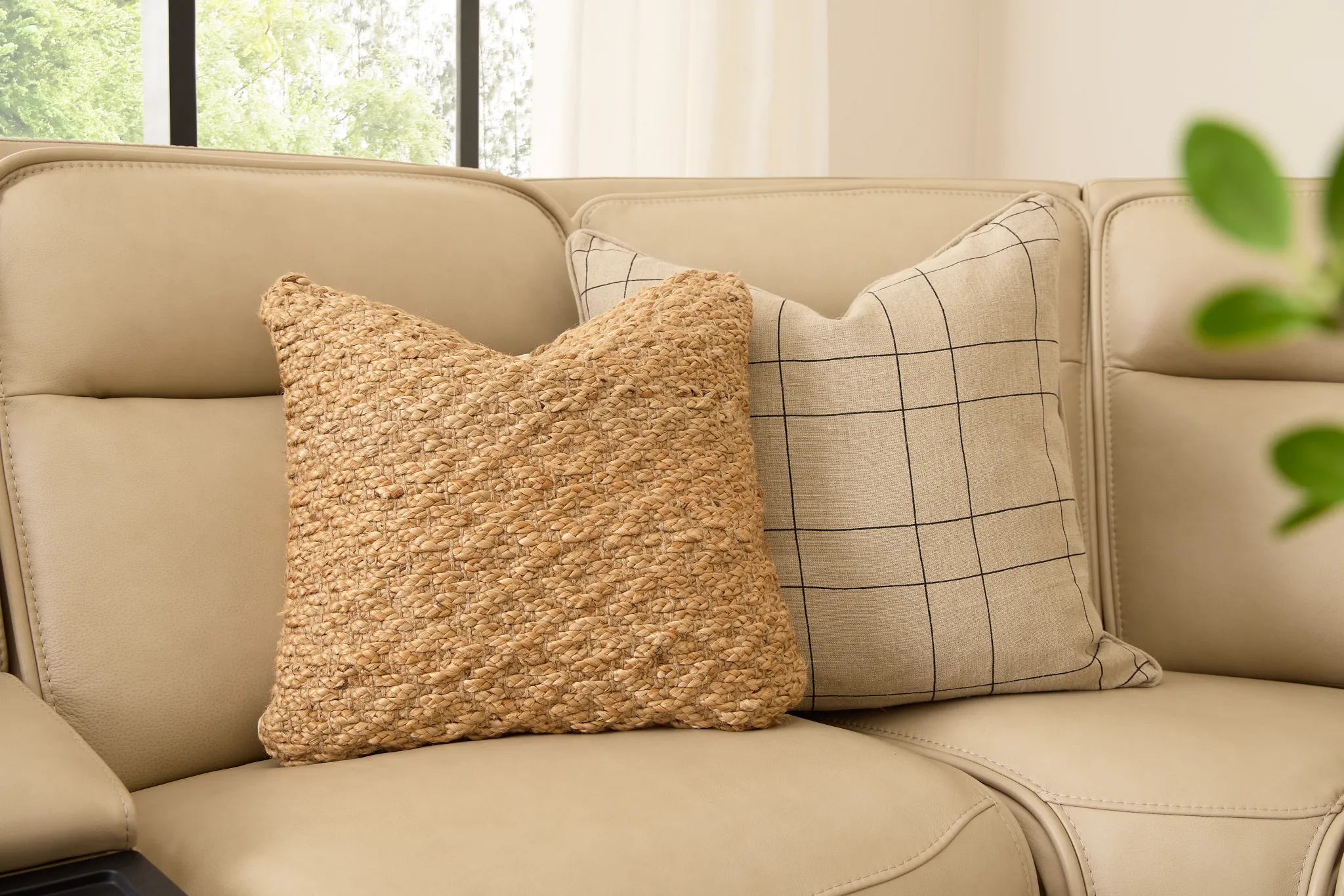 Dax Beige 22" Accent Pillow