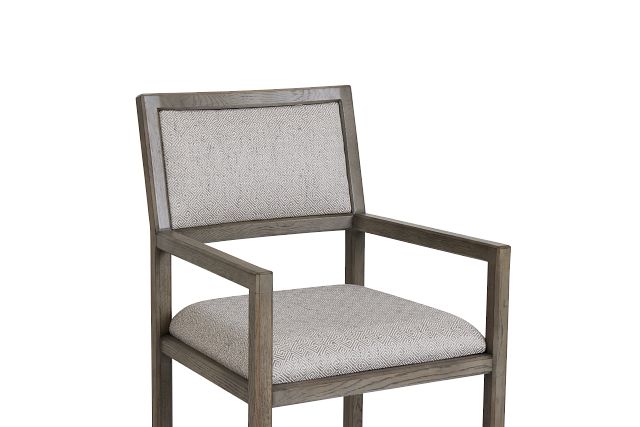 Mitcham Light Tone Wood Arm Chair