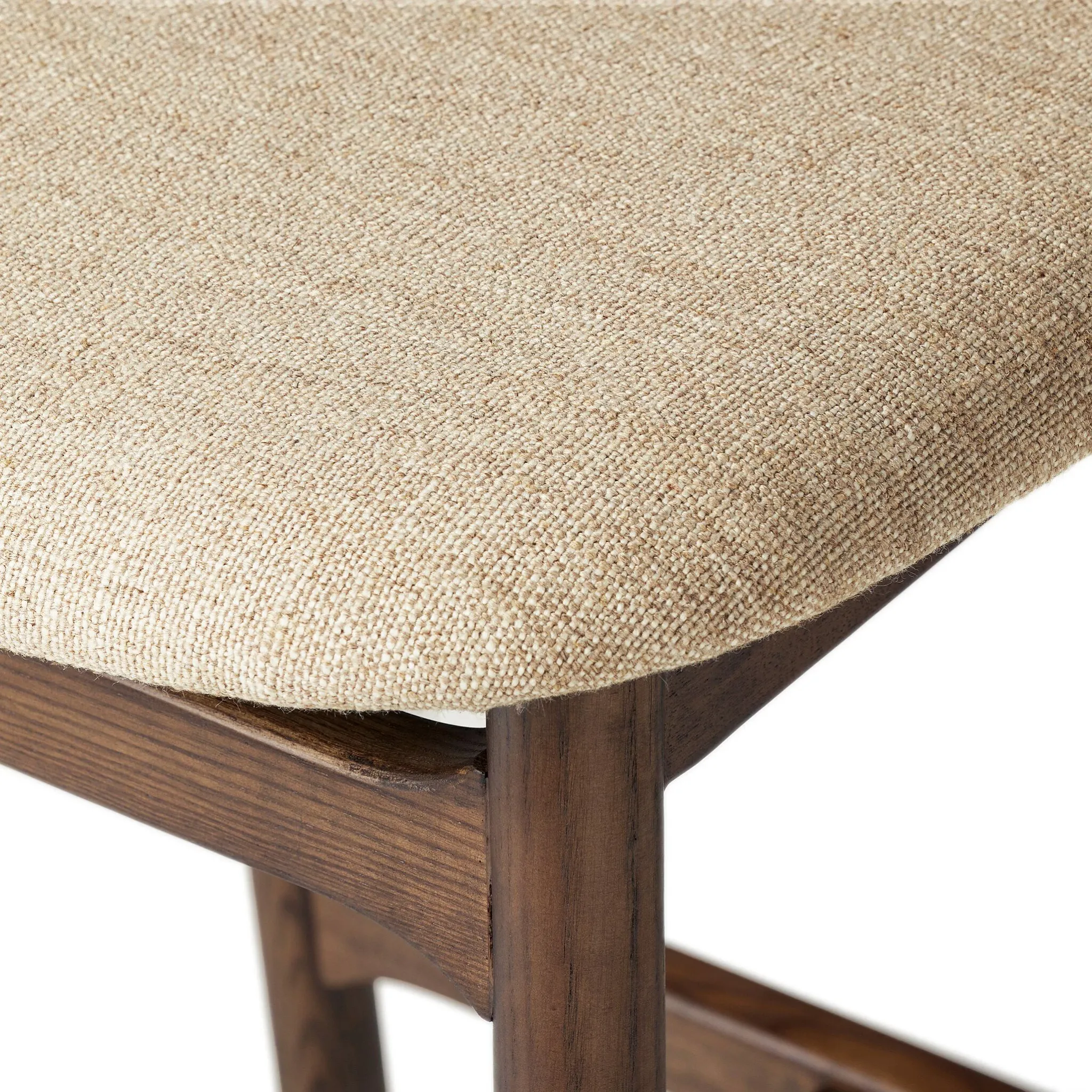 Four Hands Mina Mid Tone 24" Upholstered Barstool