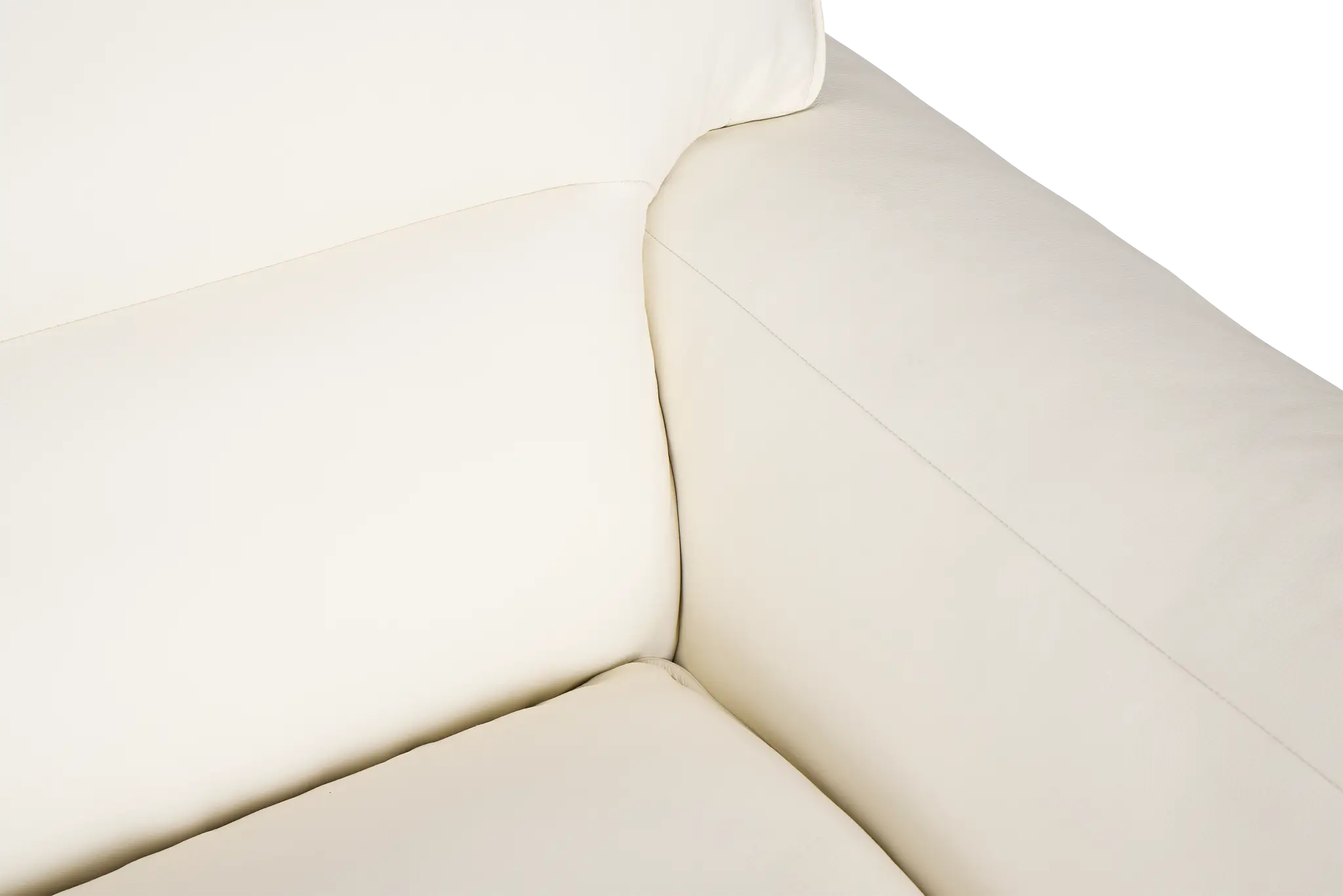 Blanca White Leather 5-piece Bumper Sectional Blanca White Leather 5-piece Bumper Sectional