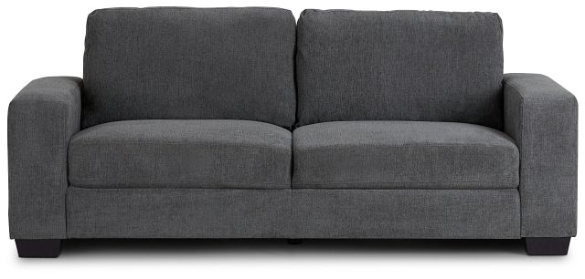 Estelle Dark Gray Fabric Sofa (1)