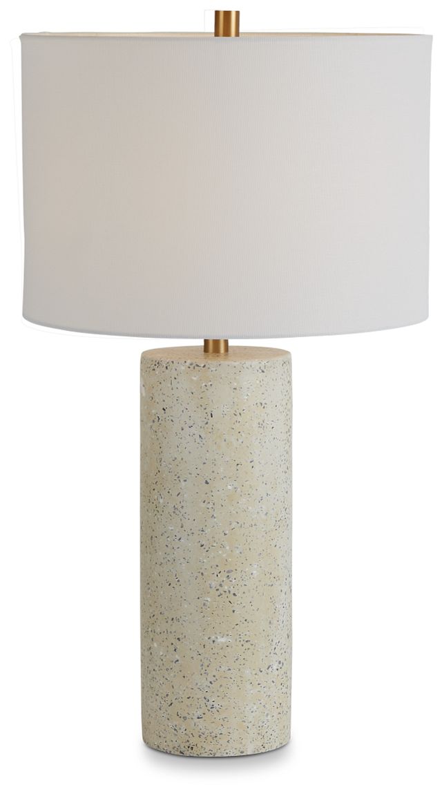 Annie White Terrazzo Table Lamp (2)