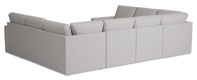 Citymod Light Gray Fabric 8-piece Modular Sectional