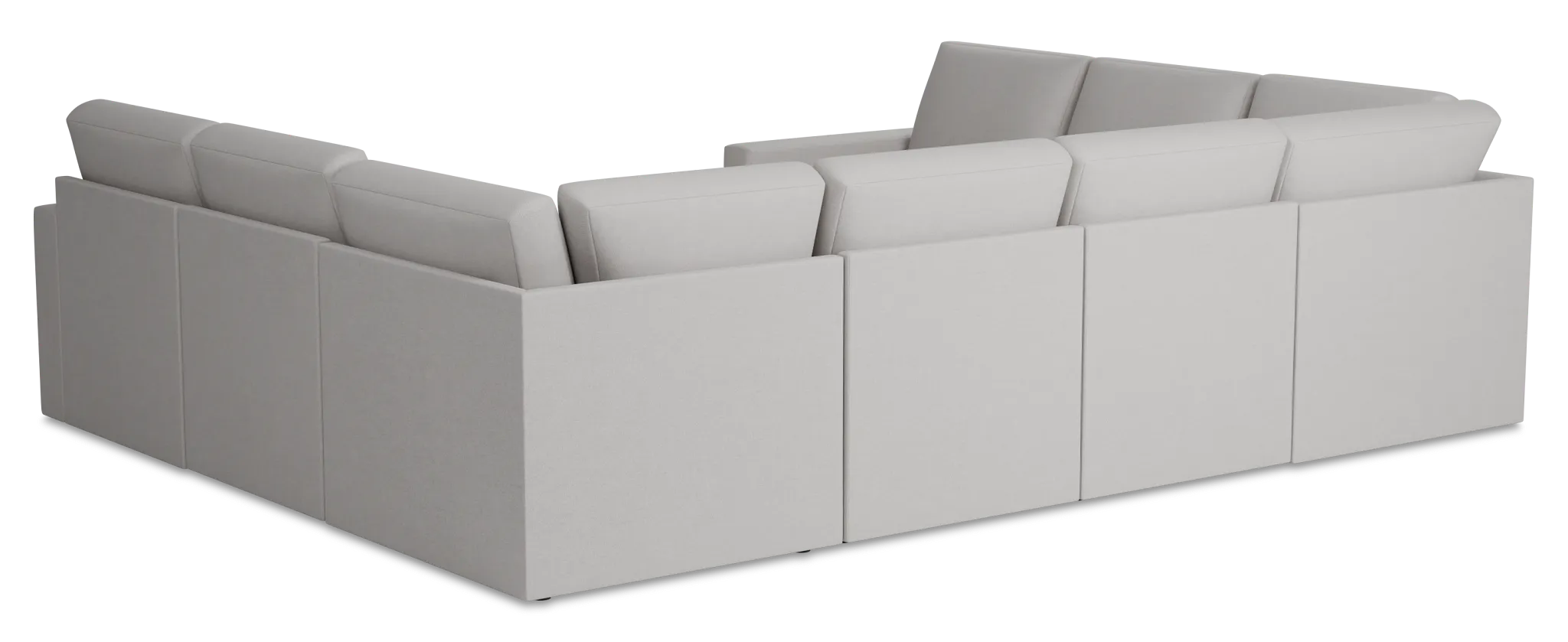 Citymod Light Gray Fabric 8-piece Modular Sectional