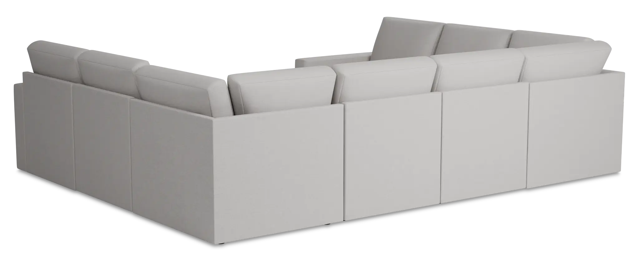 Citymod Light Gray Fabric 8-piece Modular Sectional Citymod Light Gray Fabric 8-piece Modular Sectional