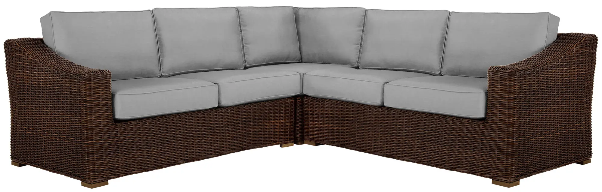 Canyon Dark Brown Gray Small Two-arm Sectional Canyon Dark Brown Gray Small Two-arm Sectional