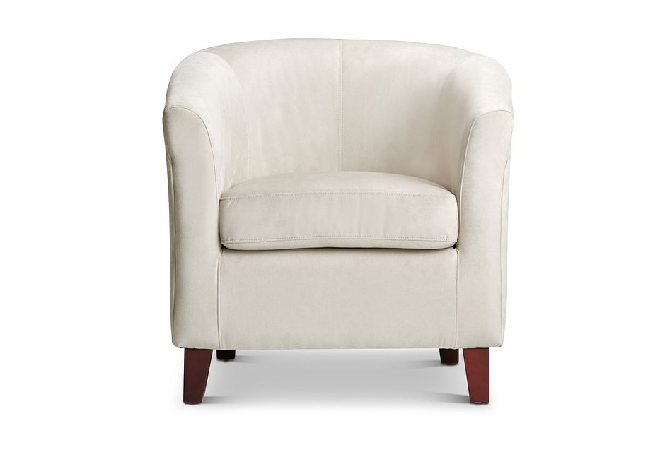 Concord Light Beige Velvet Accent Chair
