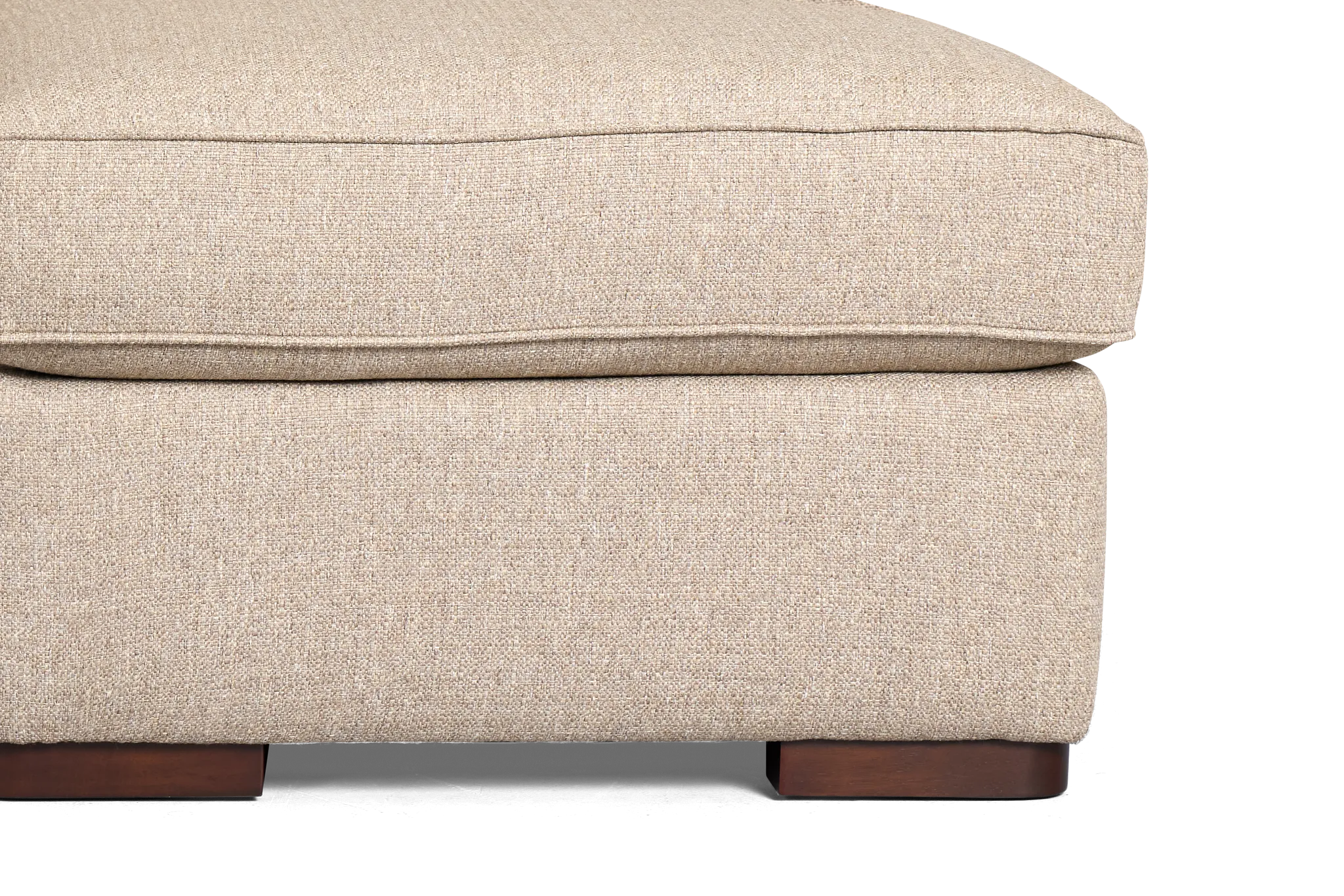 Sinclair Brown Fabric Large Right Chaise Sectional