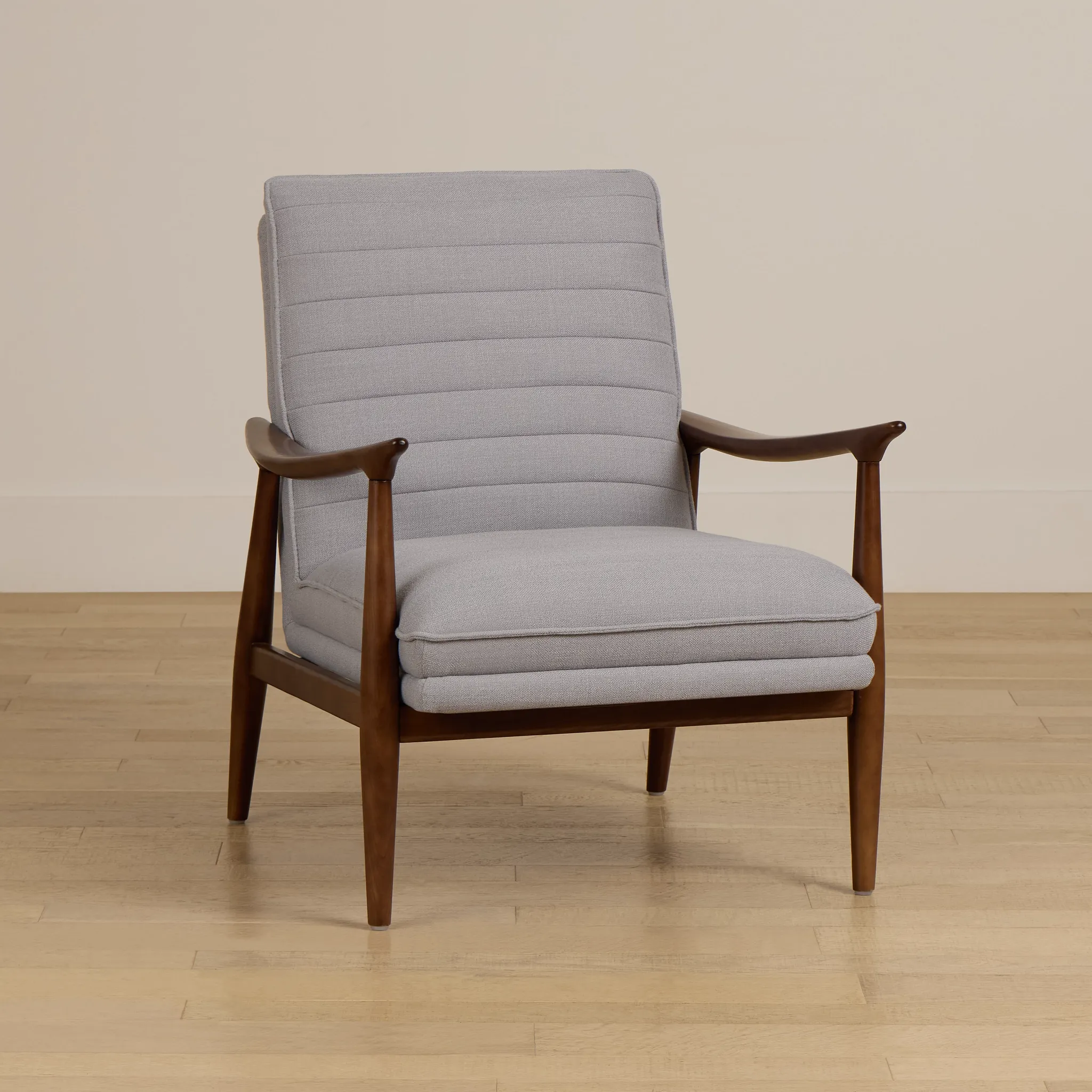 Leith Gray Fabric Accent Chair