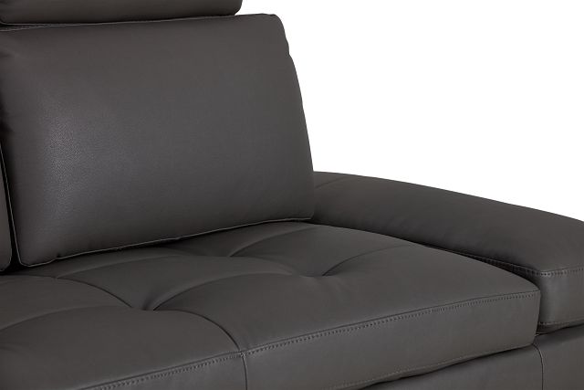 Camden Dark Gray Micro Sofa With Detachable Headrests (7)
